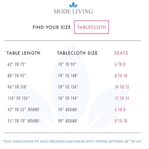 100% linen tablecloth. Mode Living Hamptons collection. Oeko-Tex certified. - Picture 6 of 6